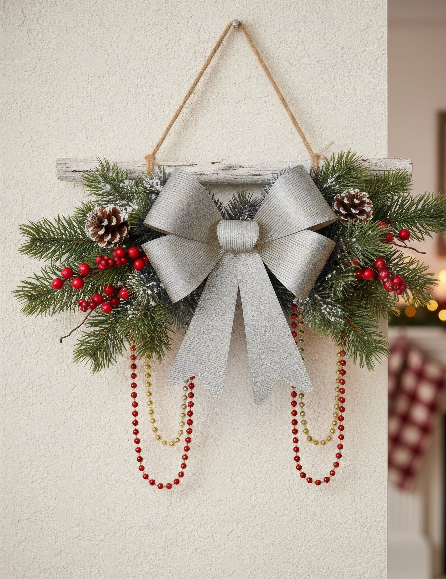 Fundă argintie strălucitoare 36 x 51 cm