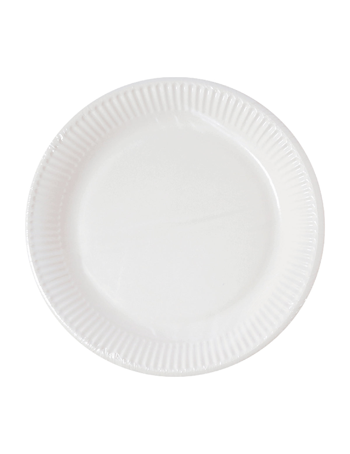 Assiettes en carton home compostable pour fête blanches