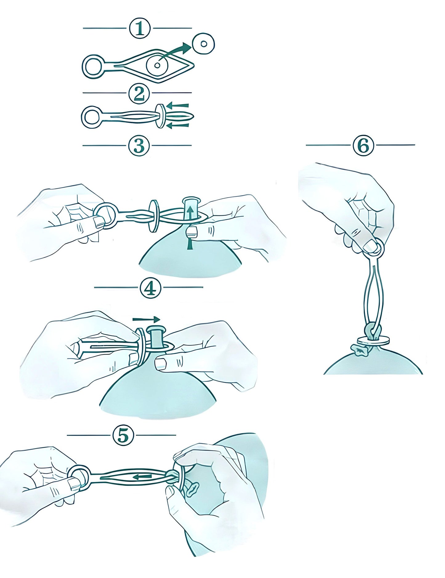 10 legături automate cu balon