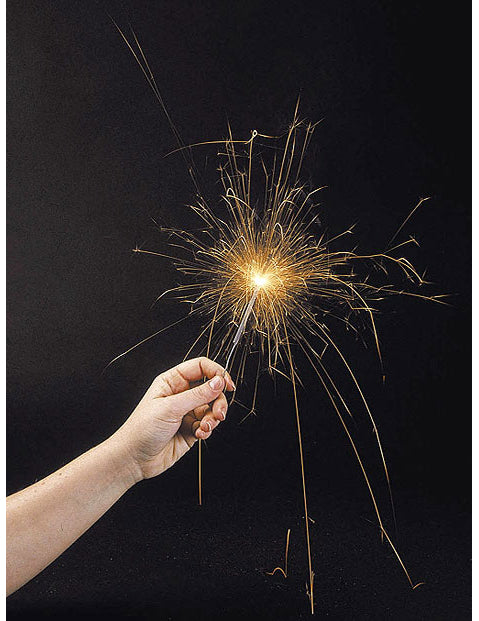 10 lumânări magice de argint 16 cm