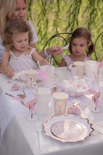 10 Cupa de balerină cu carton 7,8 x 9,7 cm