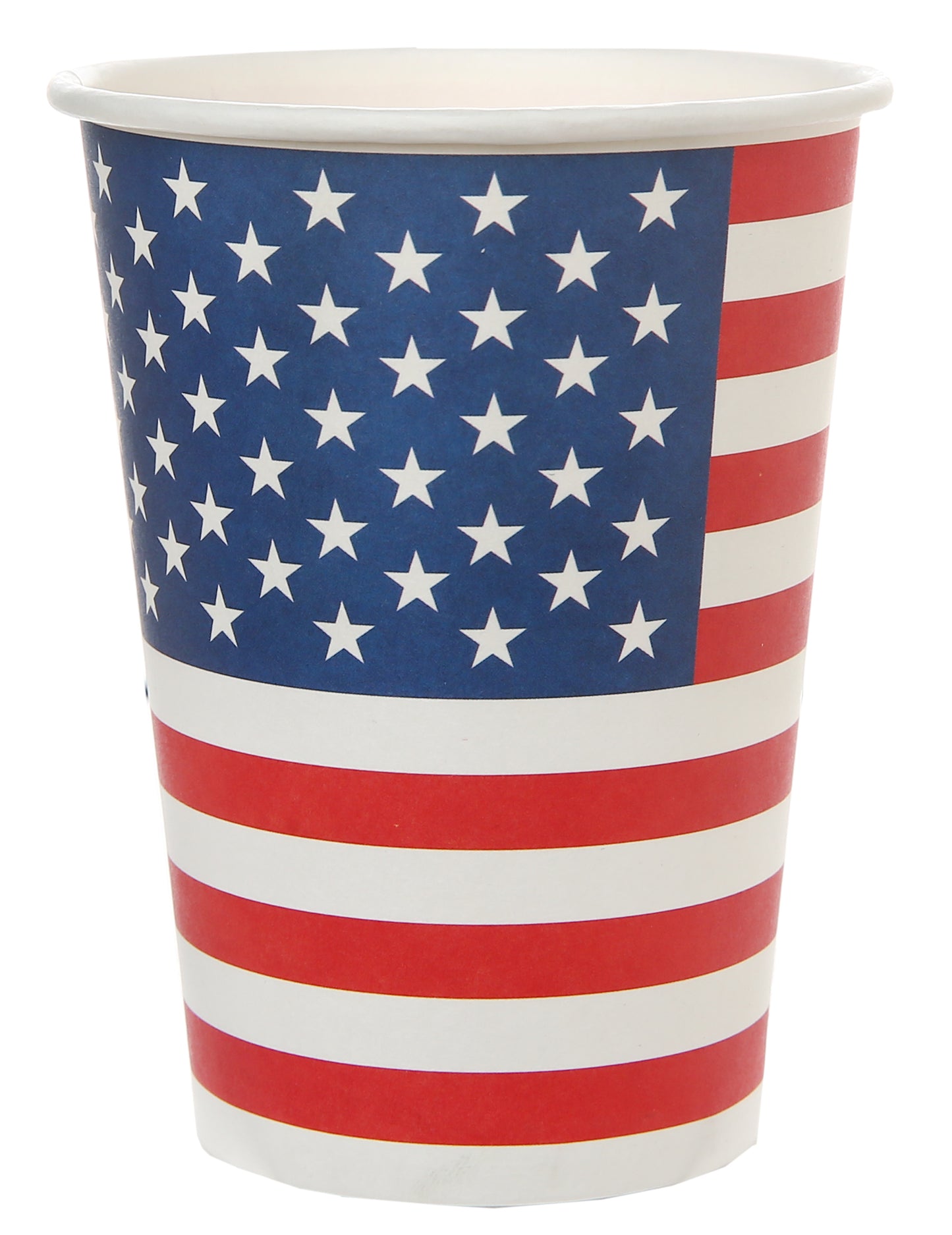 10 pahare de carton cu design cu steagul american