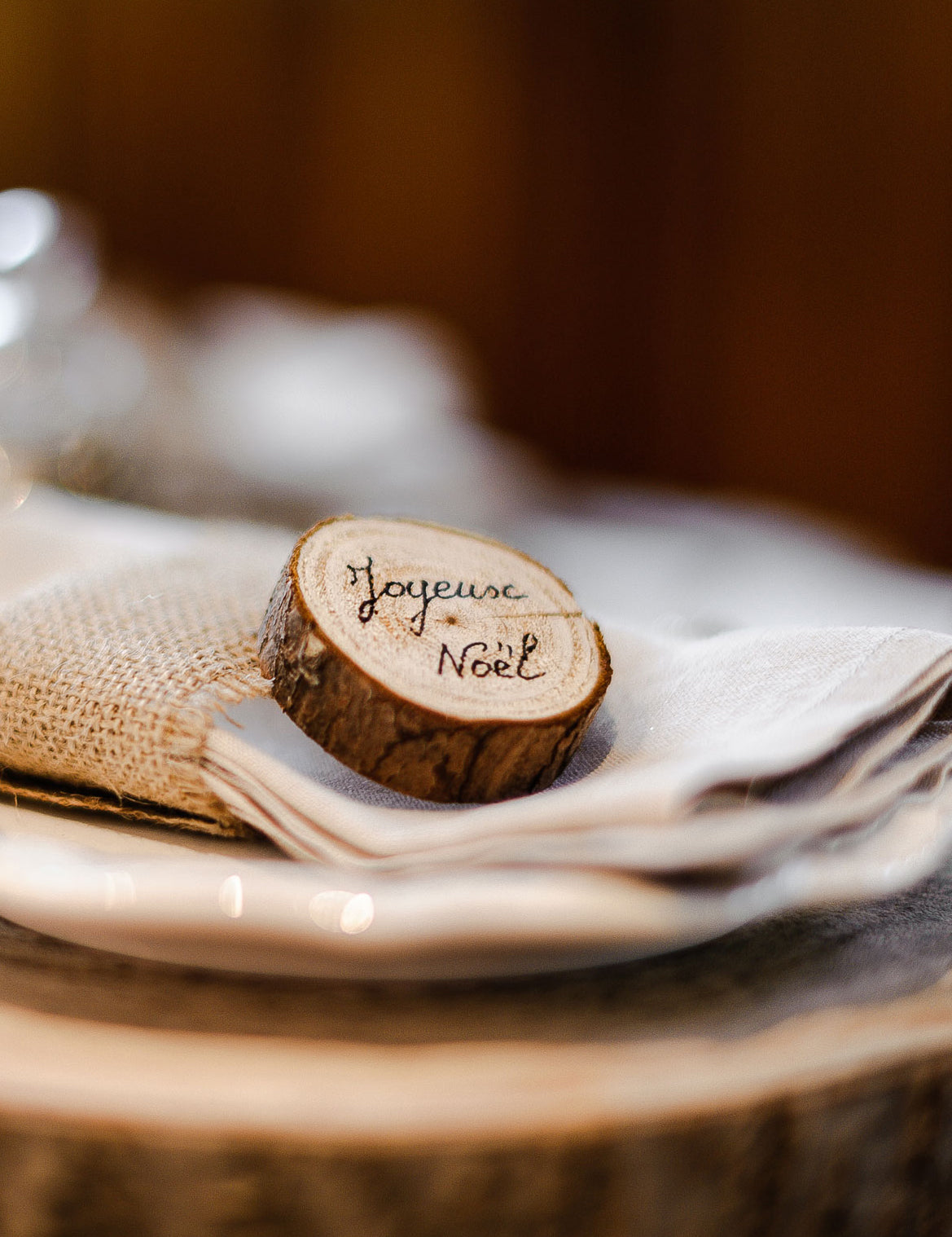 10 mini bușteni de lemn natural 5 cm cu scoarță