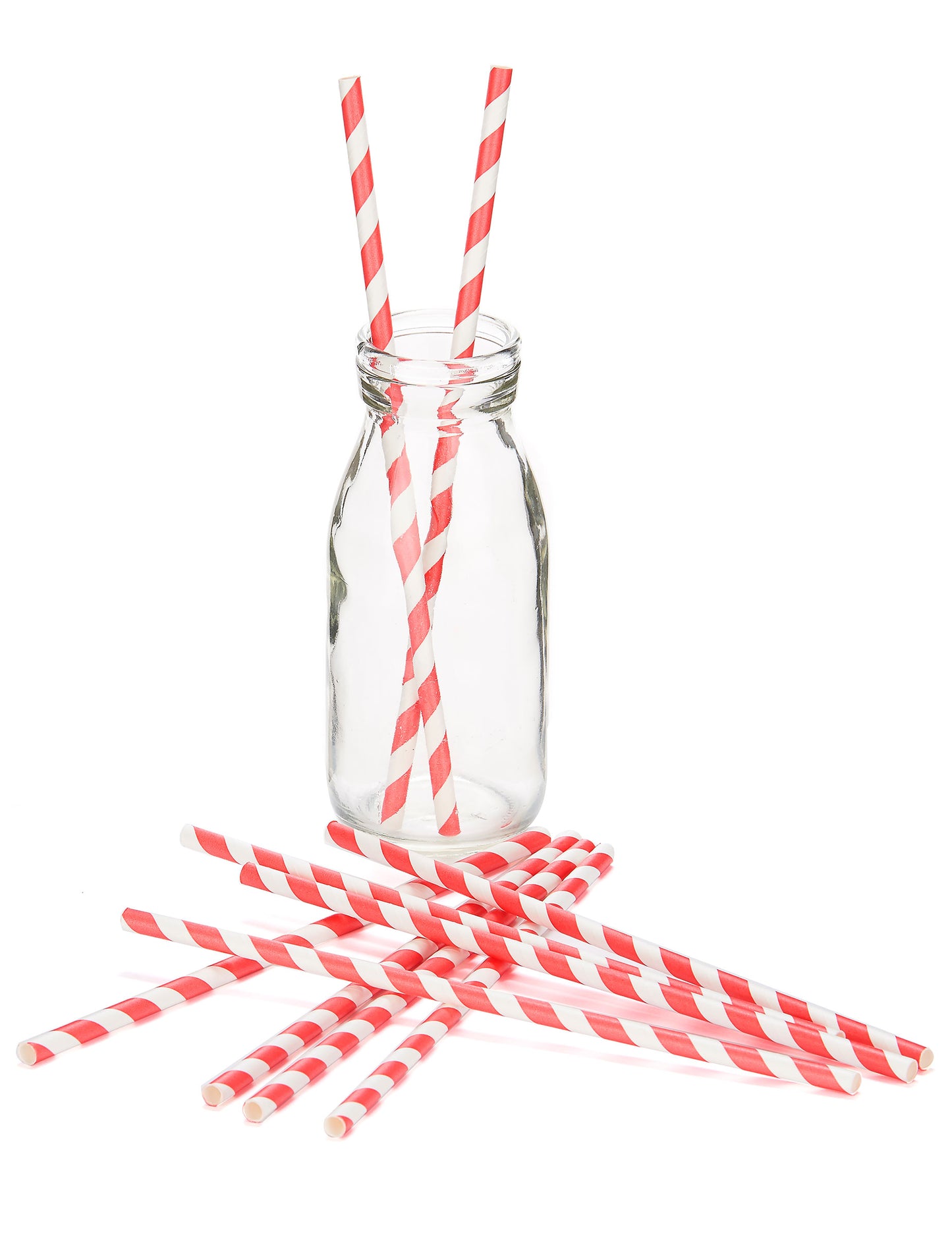 10 paie de carton cu dungi roșii și albe 19,5 cm