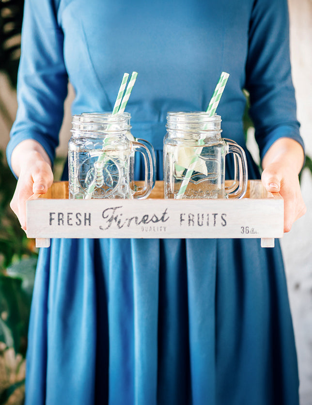 10 paie din carton cu dungi albe și verde mentă 19,5 cm pentru petrecere