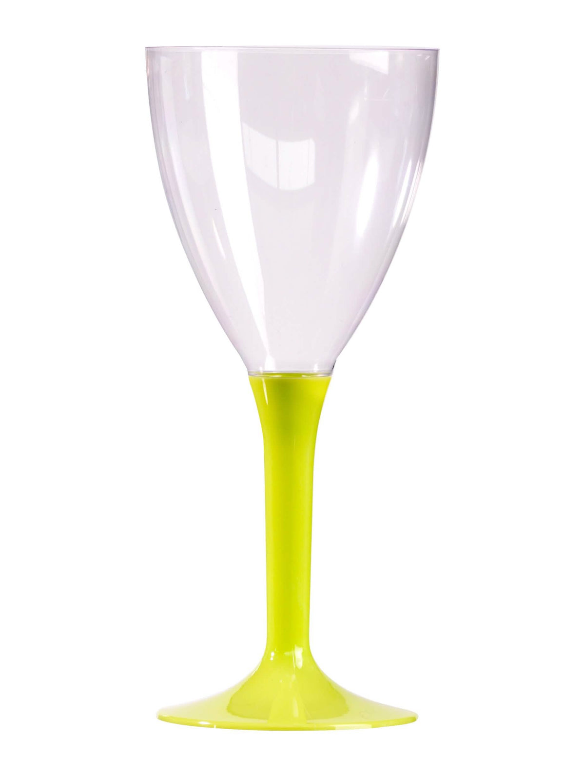 Pahar de vin pentru petrecere fluorescentă cu picior verde-anason
