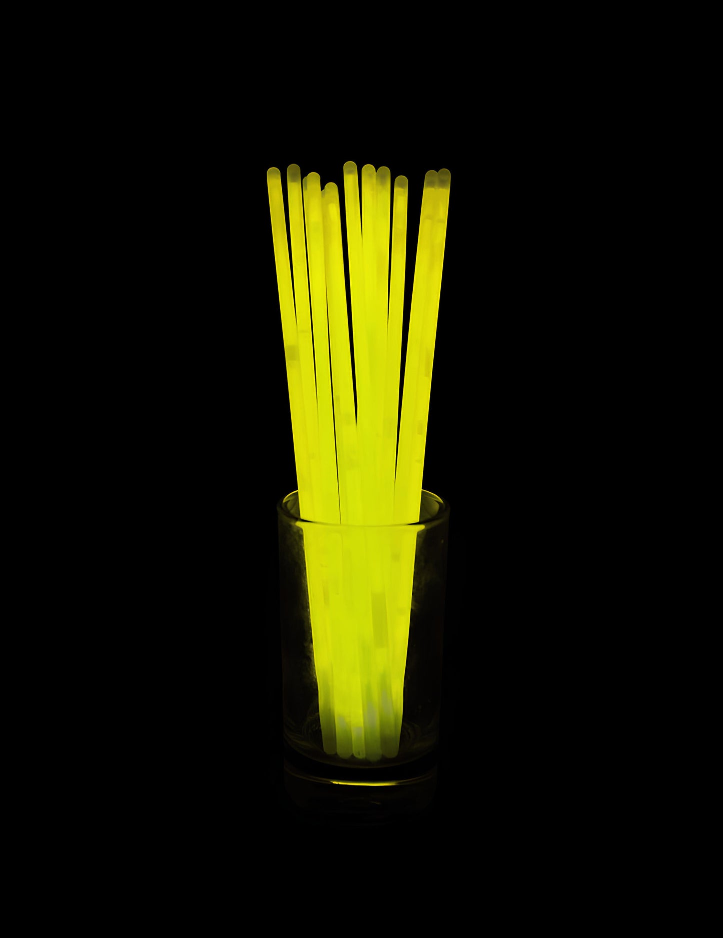 100 bracelets phosphorescent jaunes