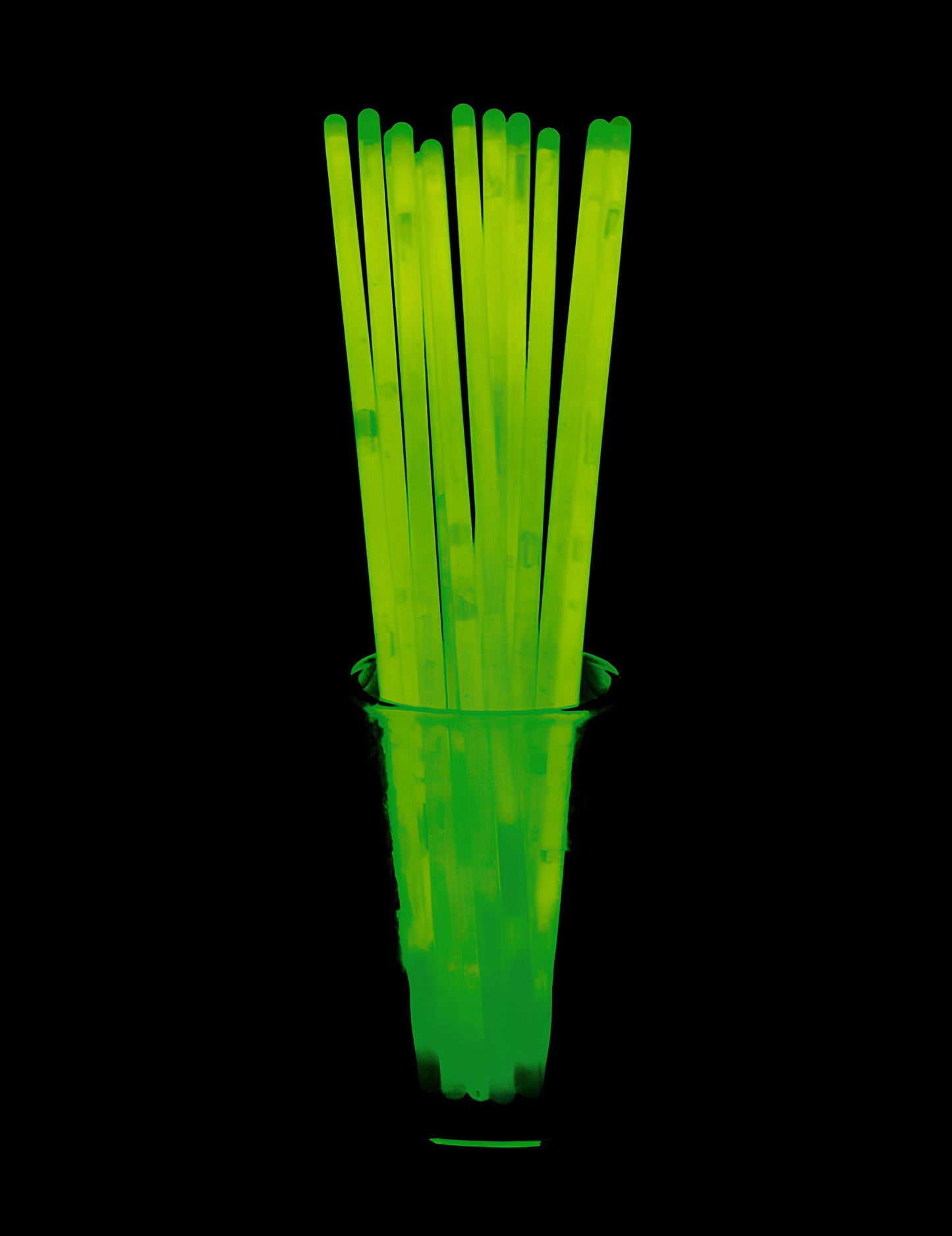 100 bracelets phosphorescent verts