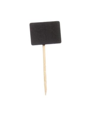 12 vârfuri de ardezie neagră