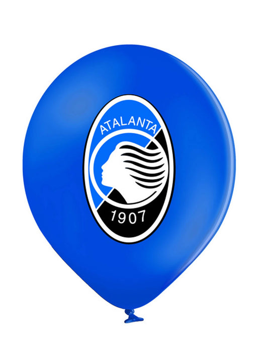 12 baloane din latex Atalanta™ albastre și negre 30 cm