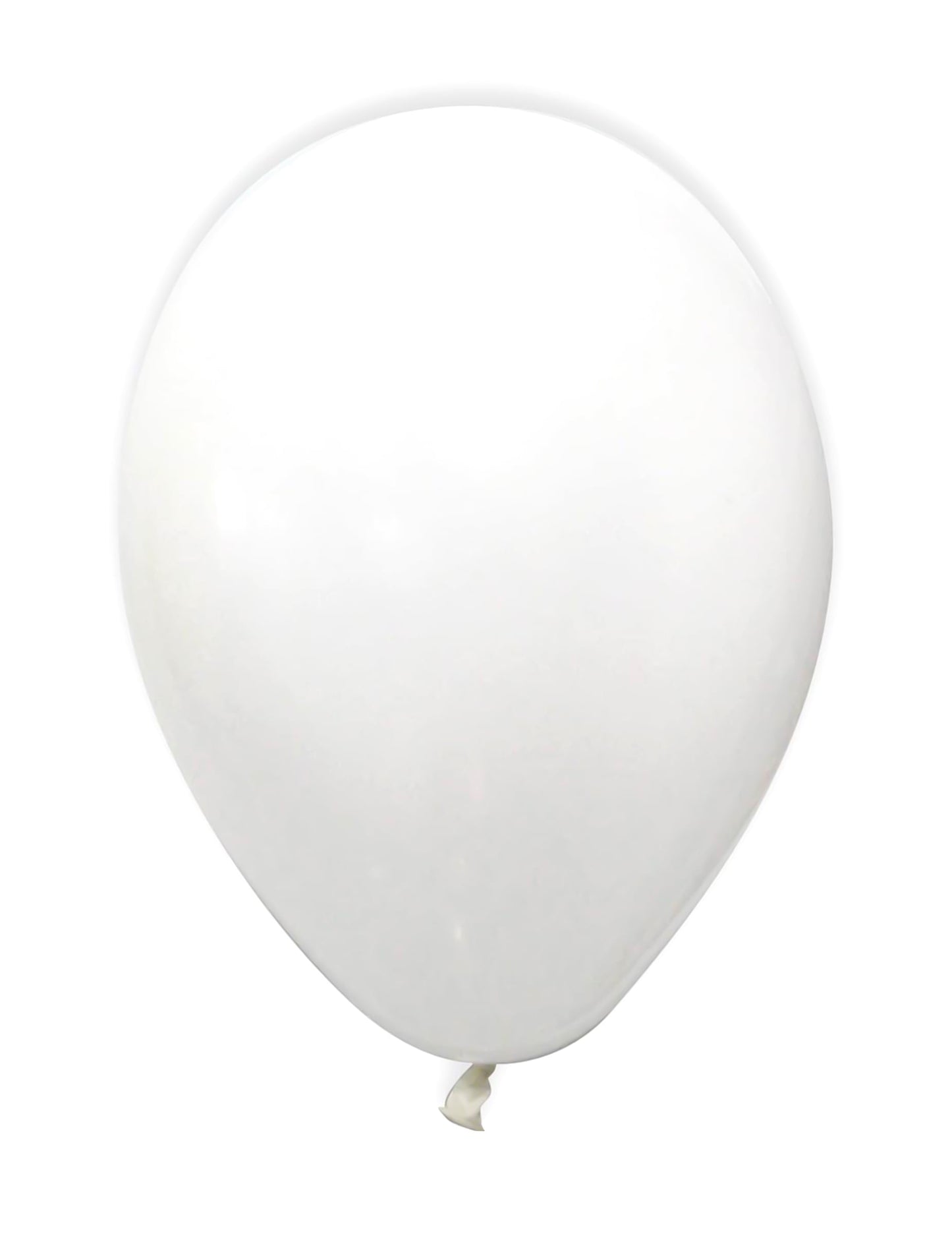 Ballons métallisés pour fête blancs