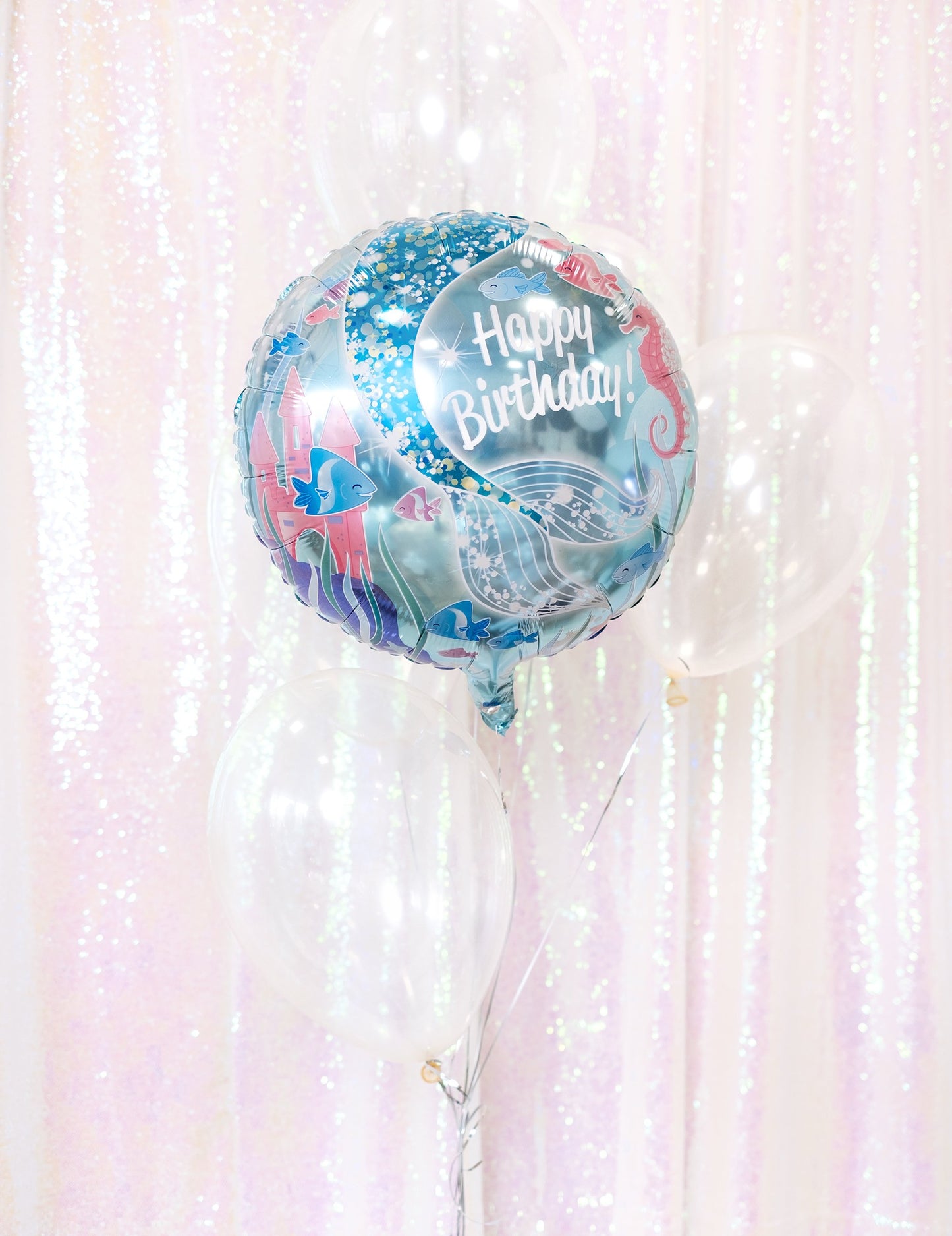 12 baloane transparente 28 cm