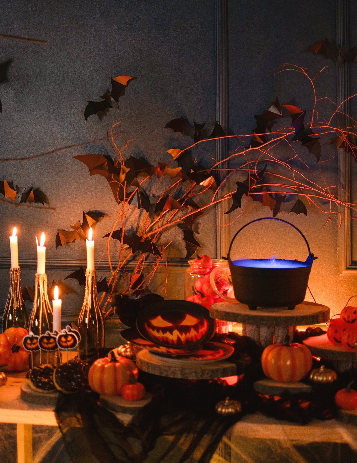 12 lilieci decorativi de perete 15 cm