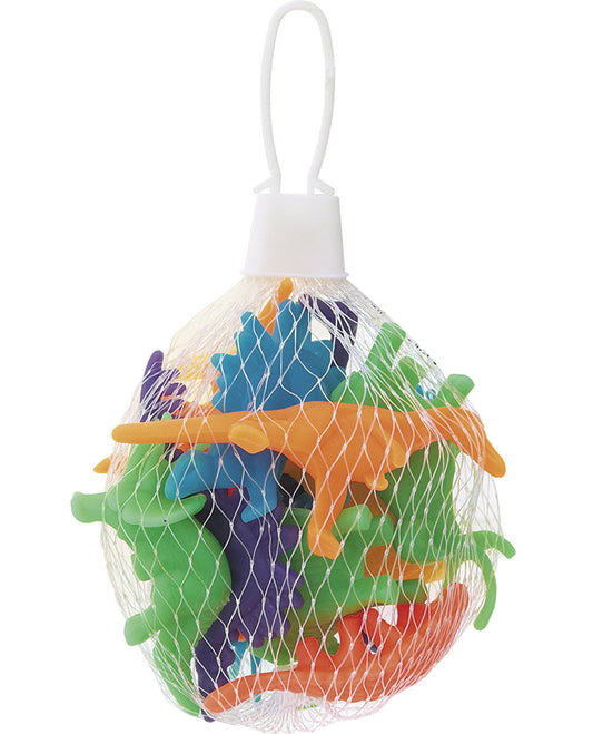 12 dinosaures miniatures en plastique multicolores 5 cm pour piñatas
