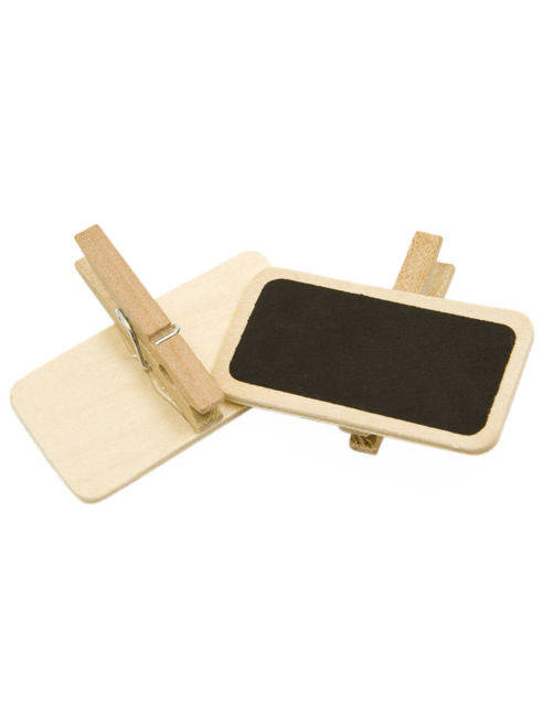 Mini tăblițe pe clemă, cartonașe de masă pentru decor de petrecere din lemn natural