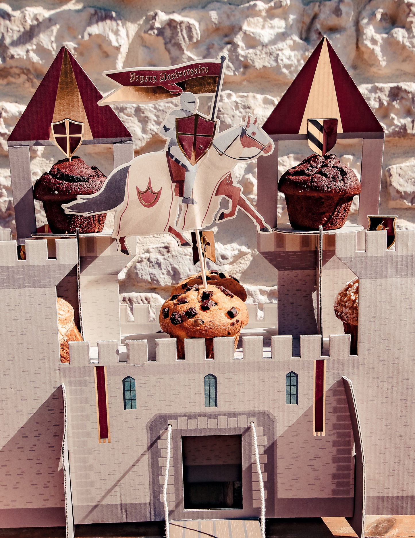 12 Recto Verso Knights 7-8 cm Vârfuri