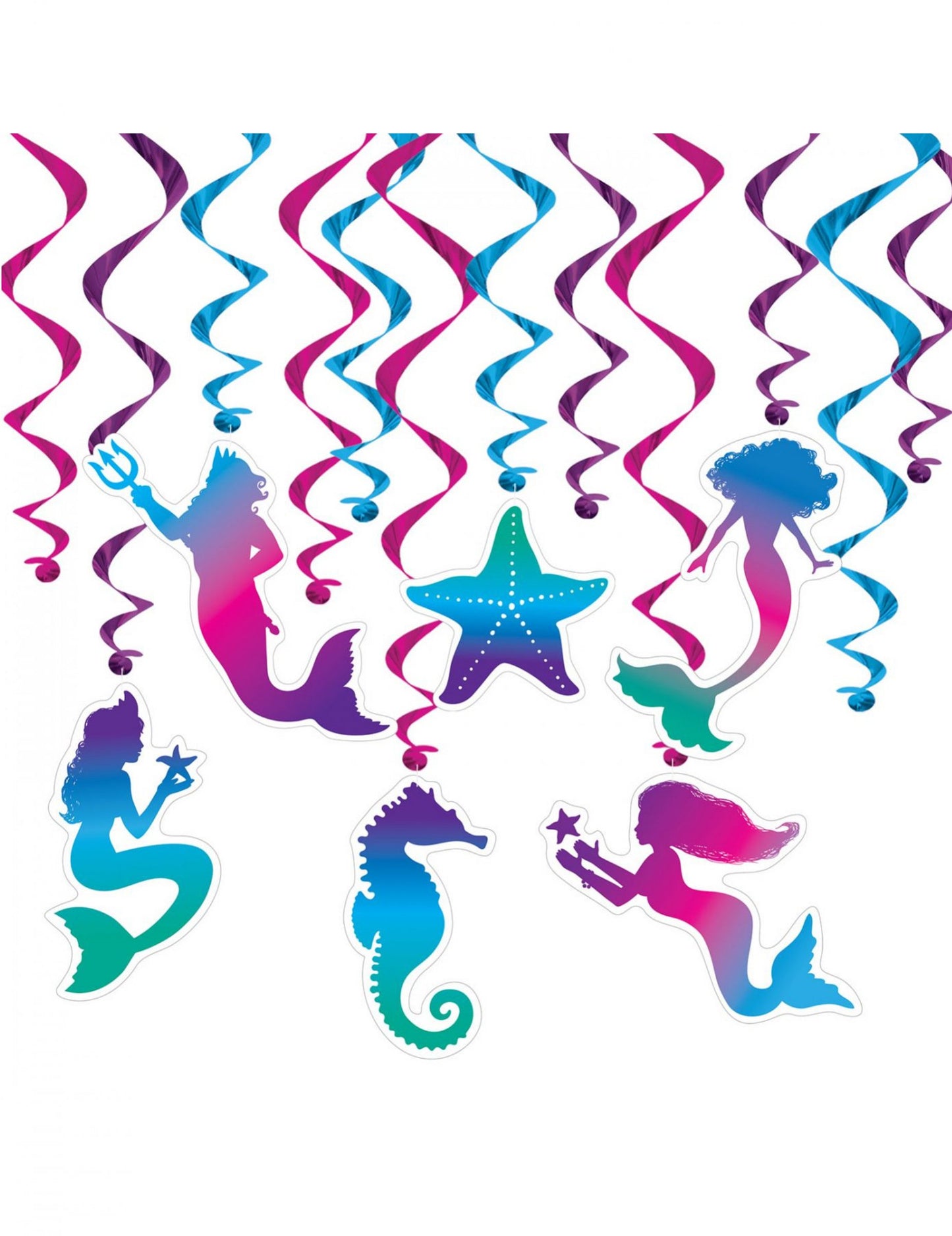 12 Suspensii în Mauves Siren Spirals 43 - 76 cm