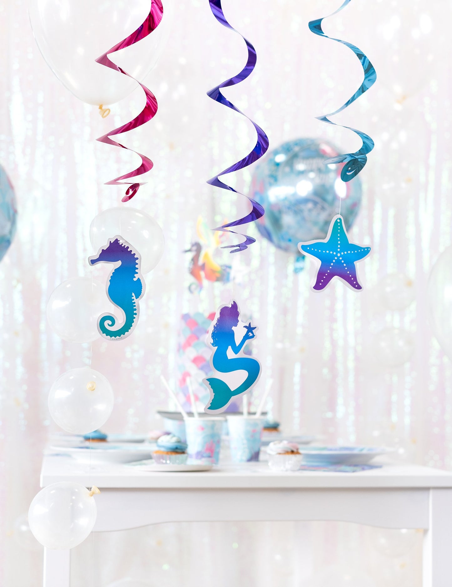 12 Suspensii în Mauves Siren Spirals 43 - 76 cm