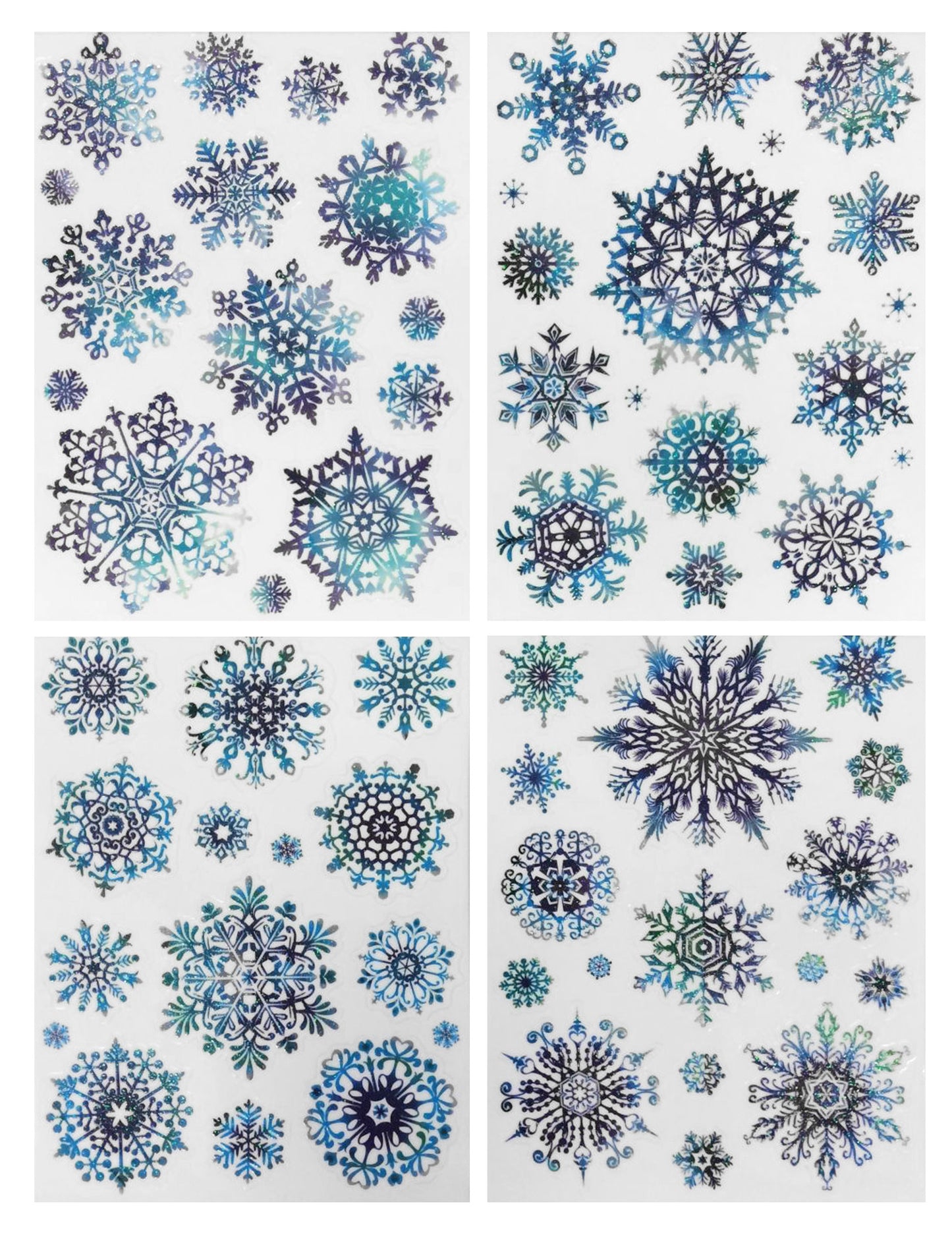 15 decorațiuni pentru ferestrele de fulgi 27 x 20 cm