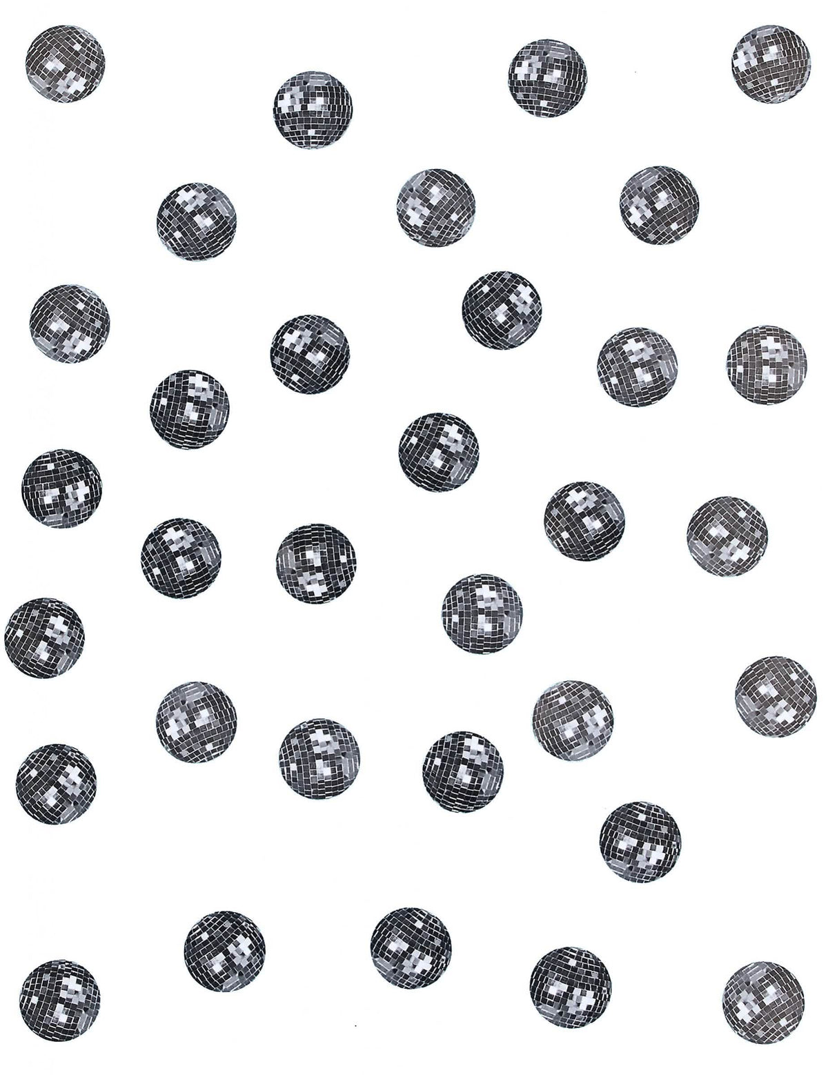 Detaliile modelelor confetti de masă disco