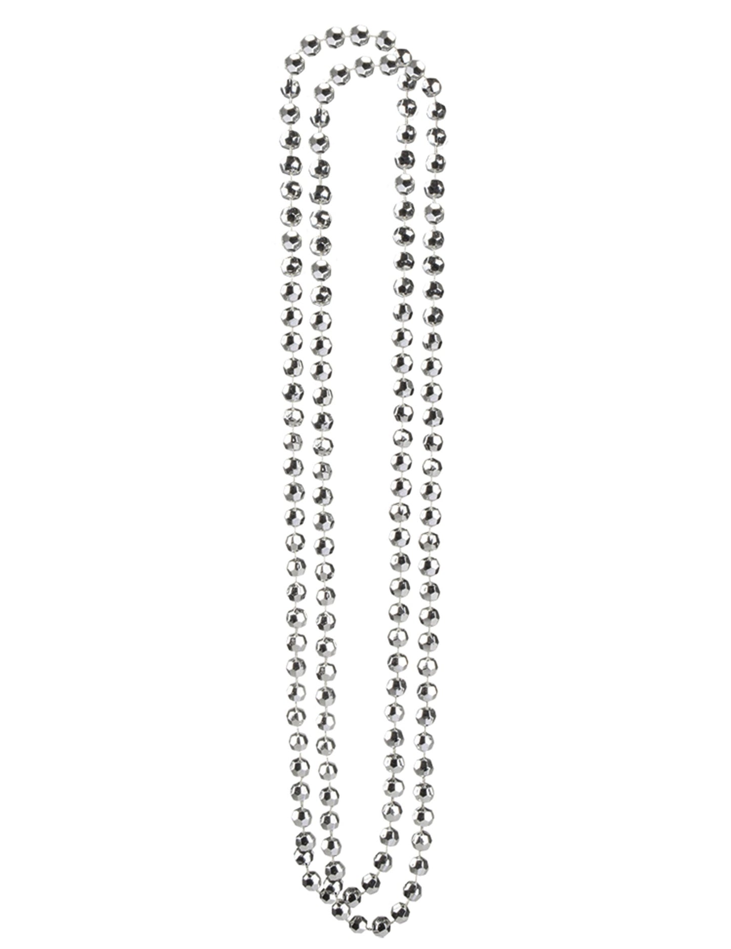 2 coliere de discotecă de argint pentru adulți