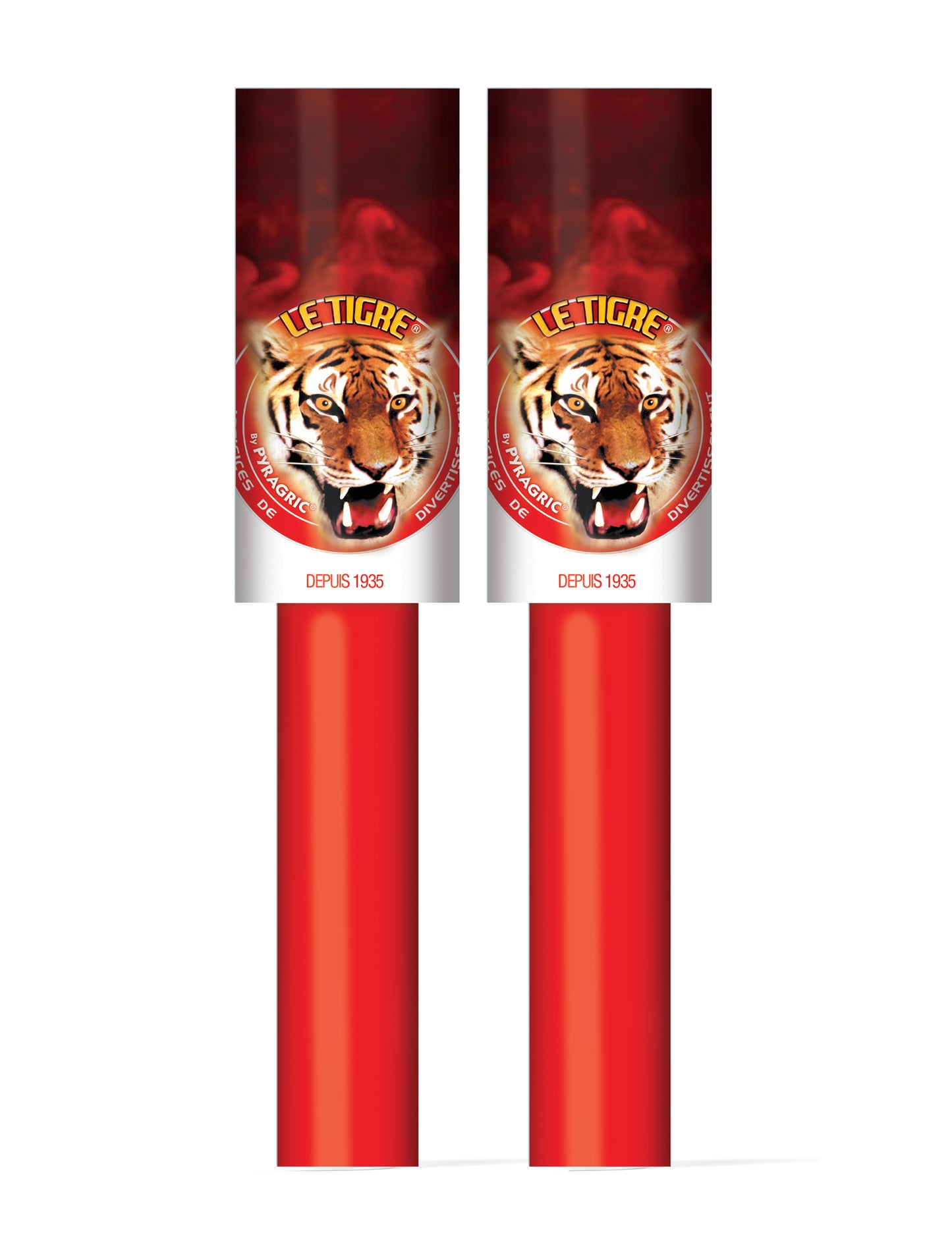 2 grenade fumigene roșii portabile, 45 de secunde