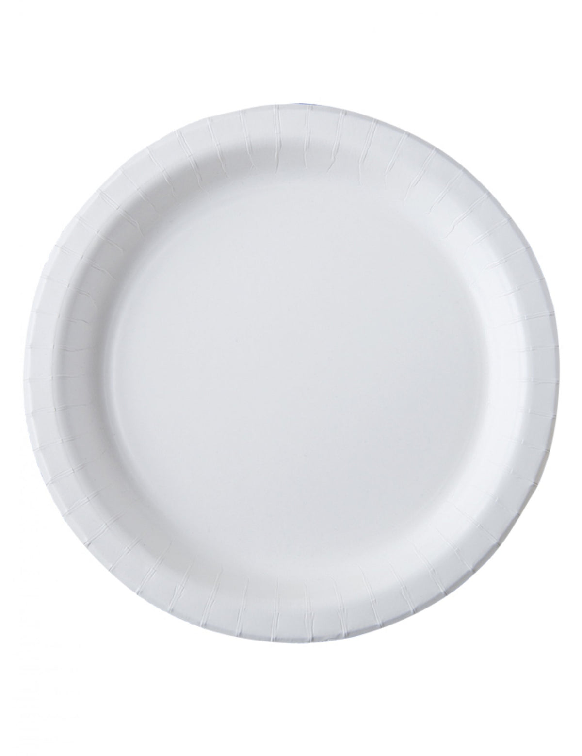 Assiettes en carton compostables pour fête blanc
