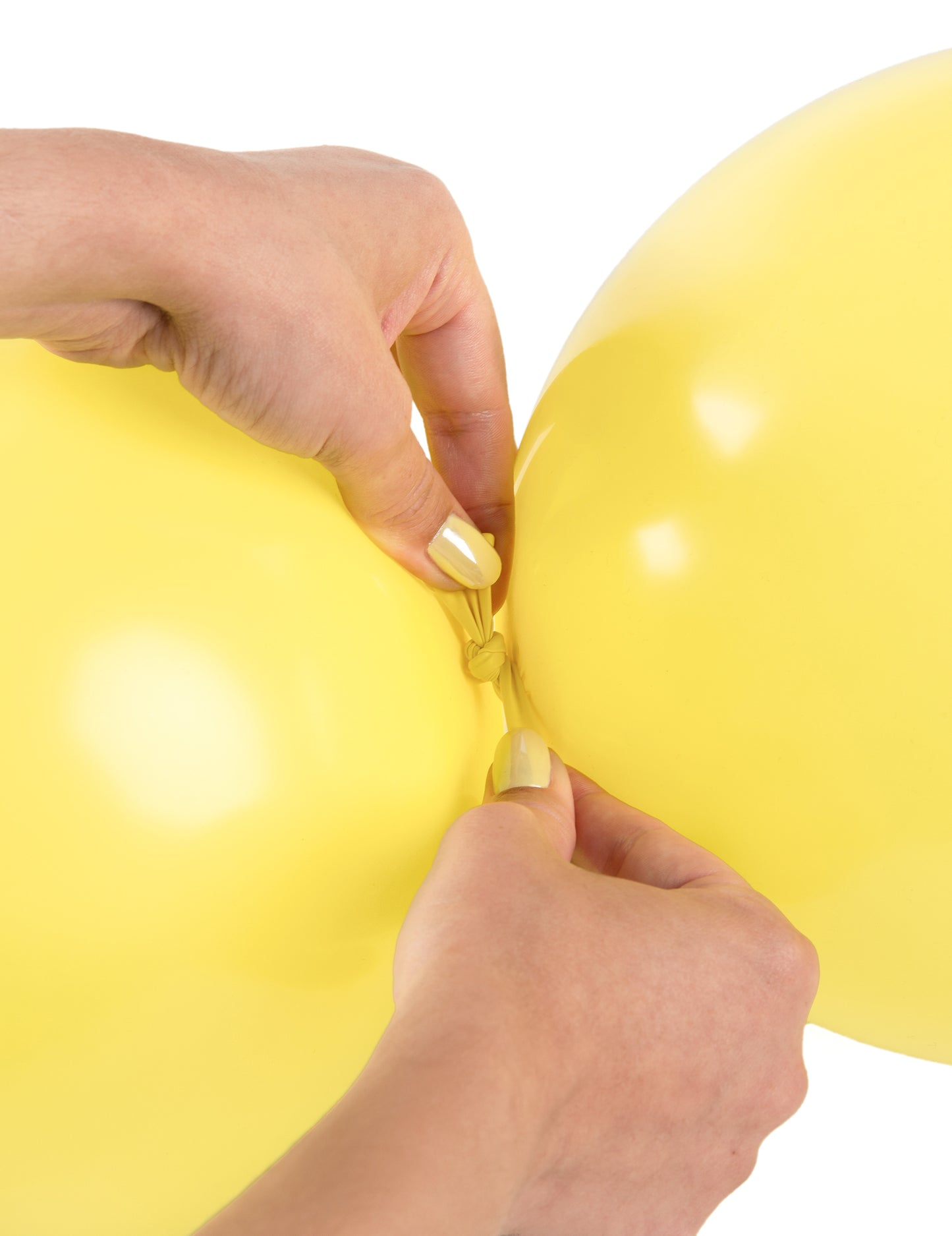 20 baloane galben pastel de legat 28 cm