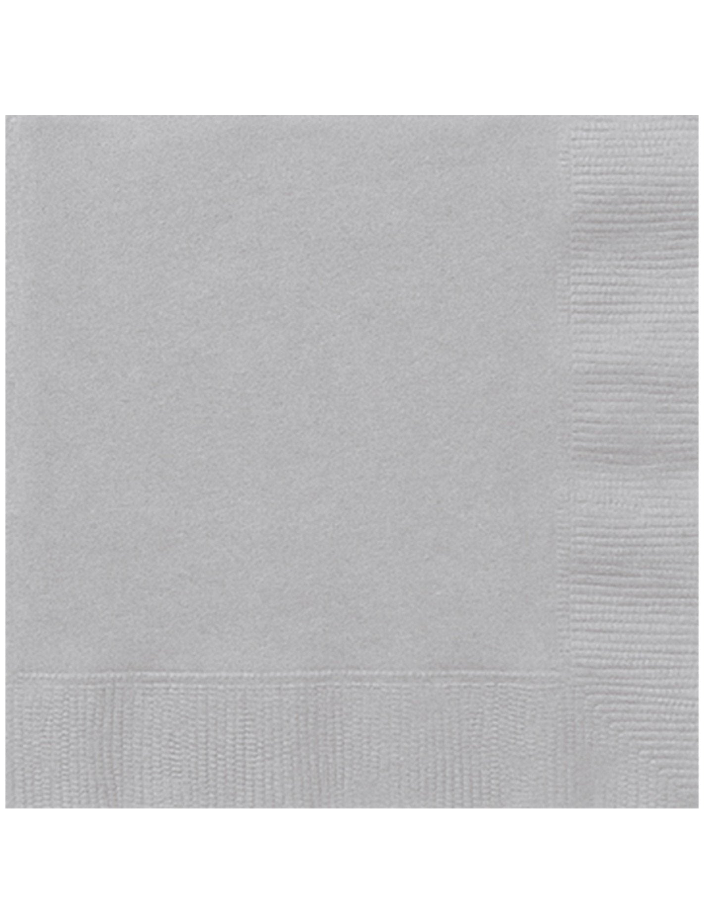 20 șervețele de hârtie argintii 33 x 33 cm pentru petrecere