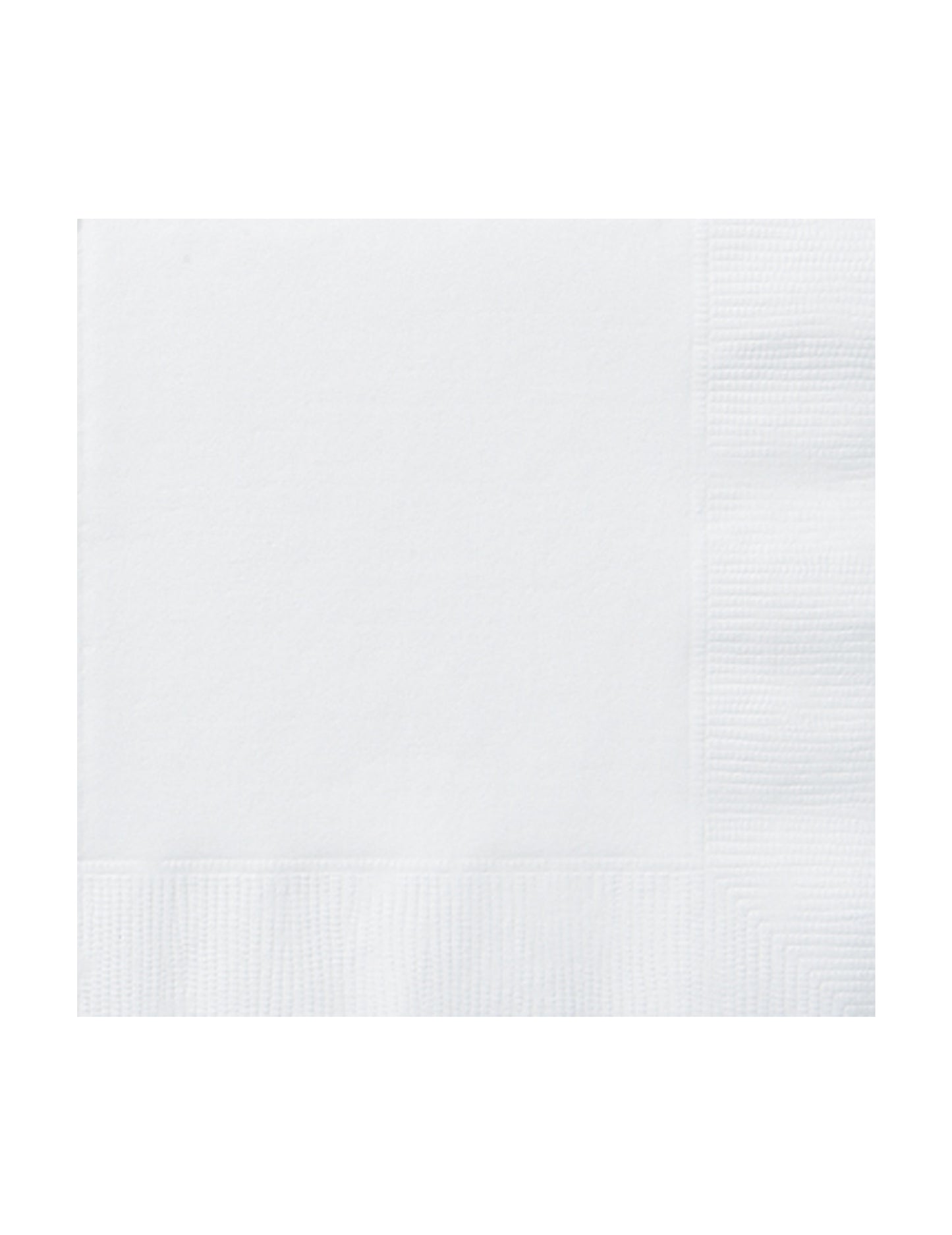 20 șervețele de hârtie albe 33 x 33 cm cu dungi fine