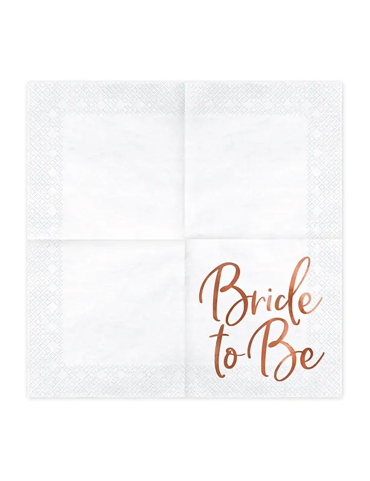 20 de prosoape de hârtie pentru cătușă pentru a fi trandafir de aur 33 x 33 cm