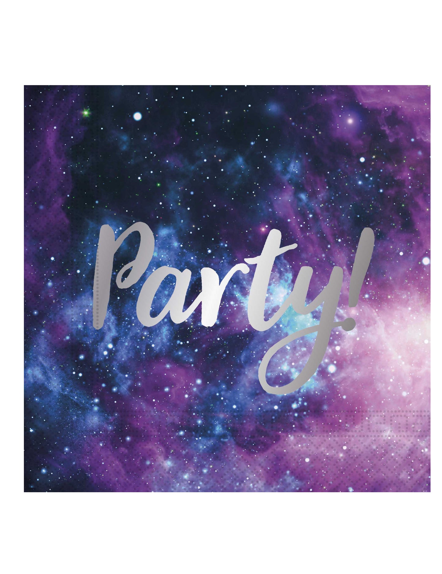 20 șervețele de hârtie galaxy party 33 x 33 cm pentru aniversare