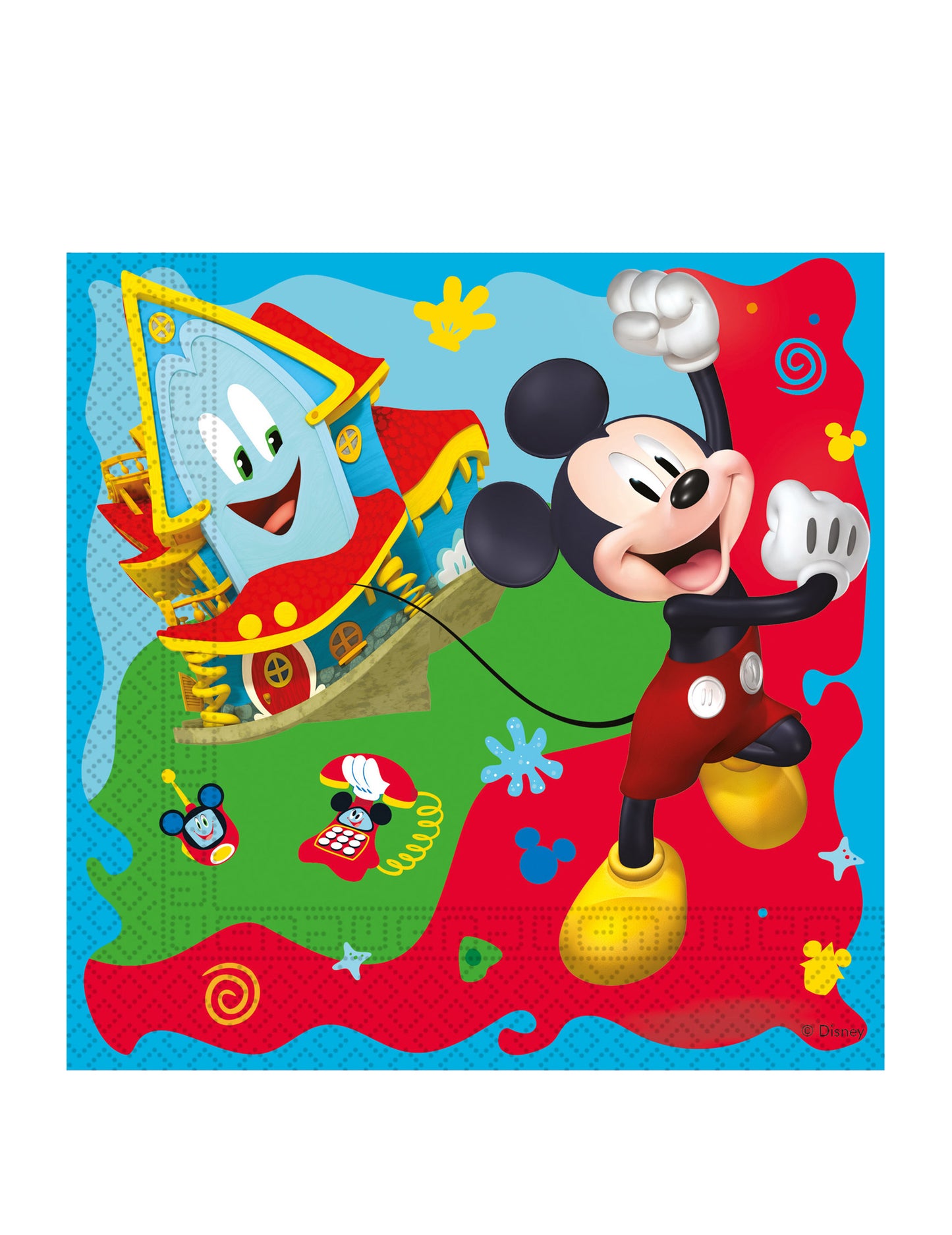 20 servetele hartie Mickey Mouse 33 x 33 cm