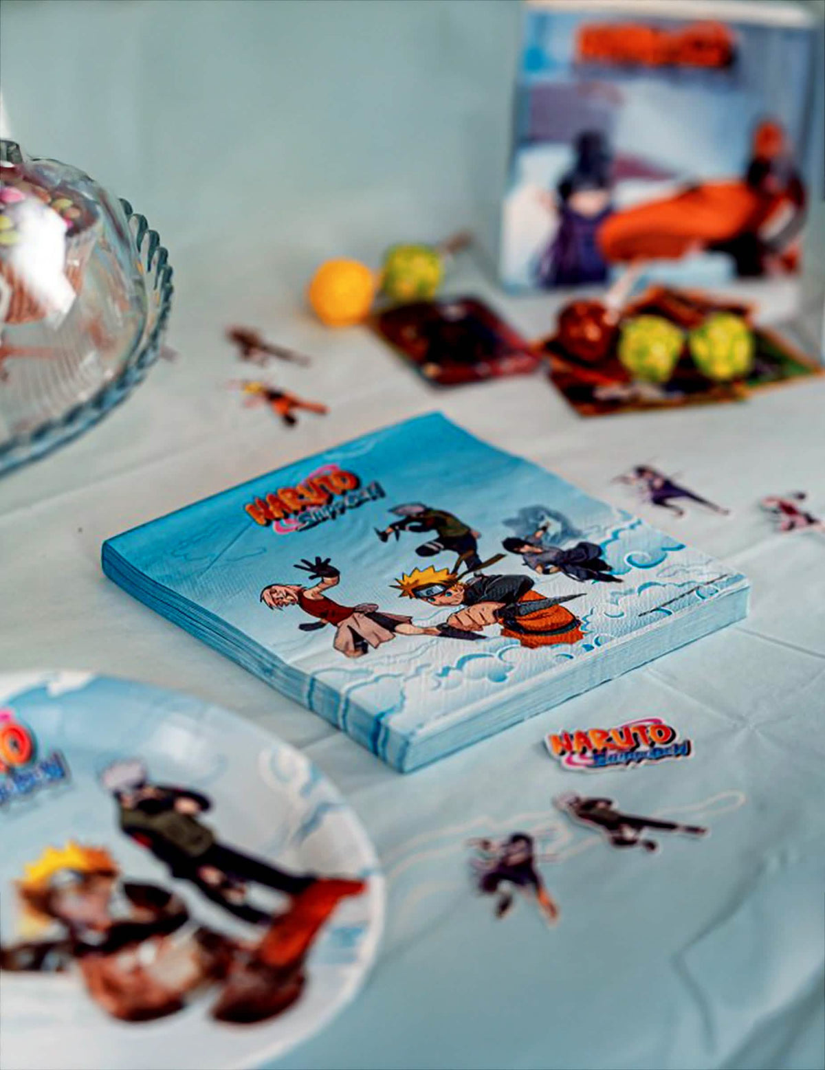 20 de șervețele de hârtie Naruto Shippuden™ 33 x 33 cm