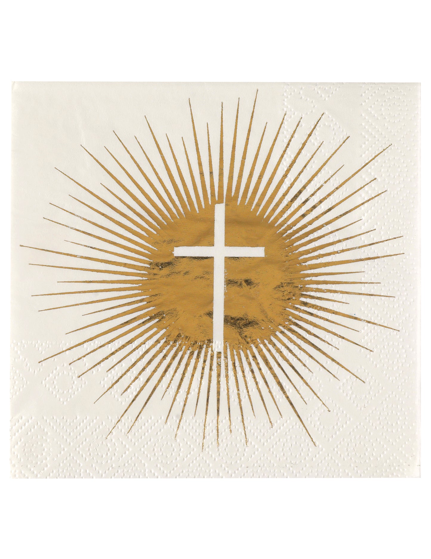 20 de prosoape de hârtie de ceremonie aurită 12,5 x 12,5 cm