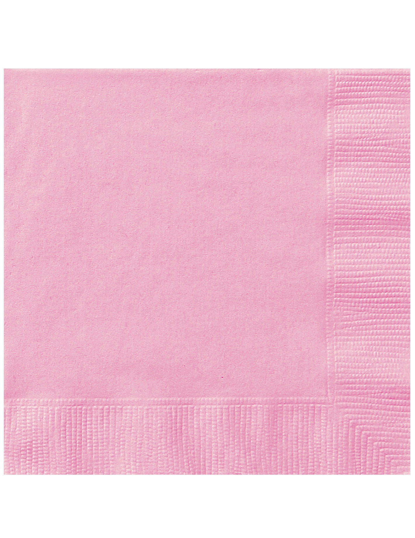 20 prosoape de hârtie roz deschis 33 x 33 cm