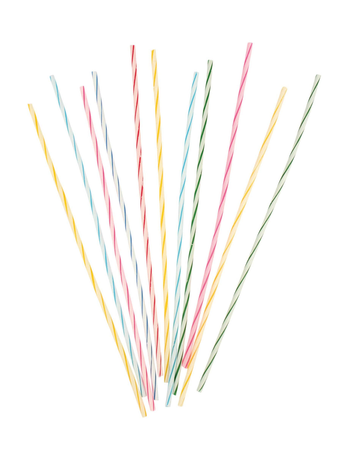 lumânări spirale cu efect mikado pentru tort de aniversare colorate