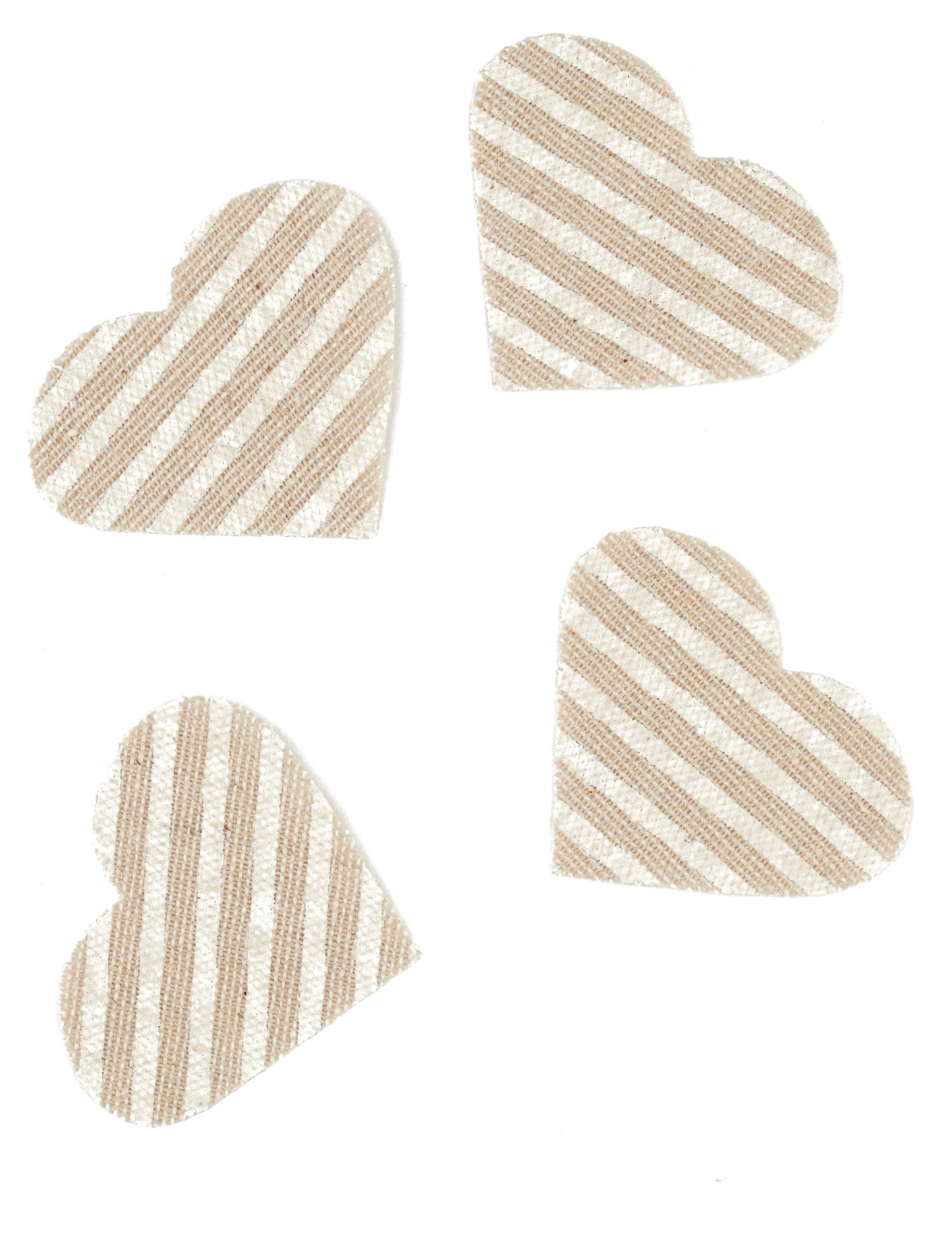 24 confetti coeur în lenjerie rată 5,5 x 4 cm