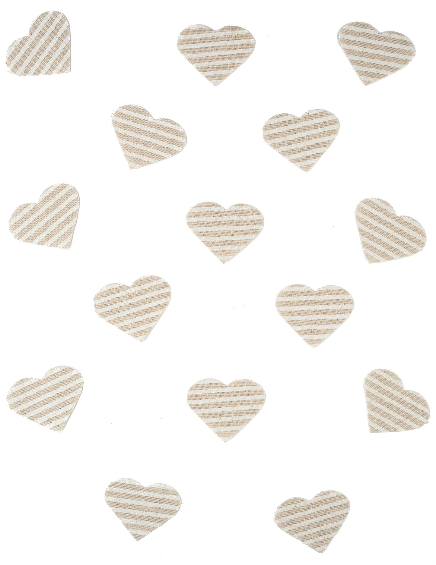 24 confetti coeur în lenjerie rată 5,5 x 4 cm