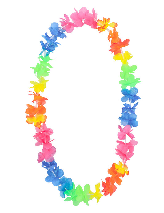 Vue d'ensemble d'un collier du lot de 25 colliers hawaïens
