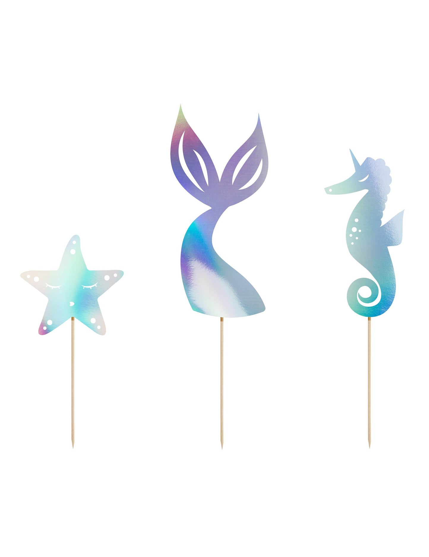 3 Torke Topper Sirena holografică 24,5 cm