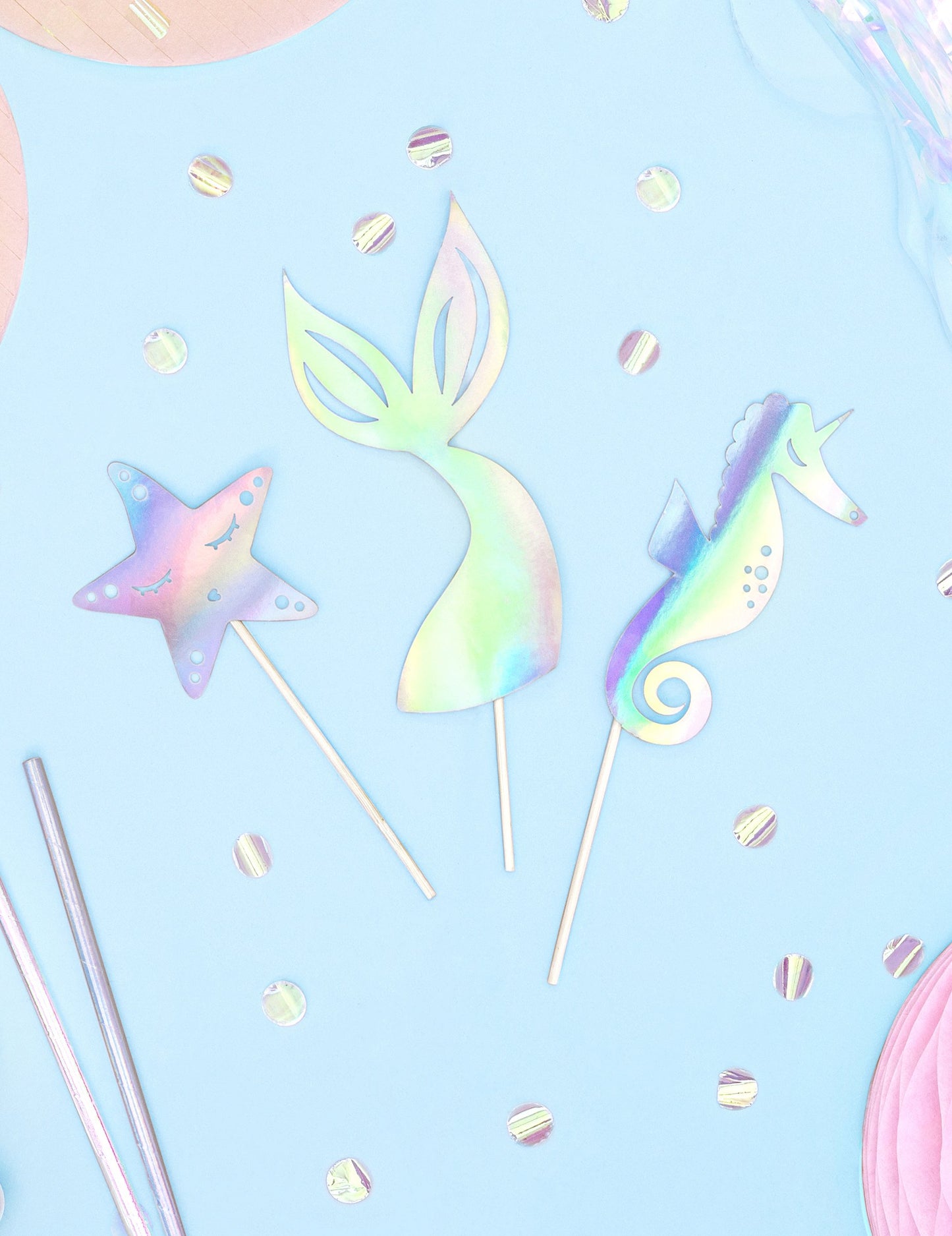 3 Torke Topper Sirena holografică 24,5 cm