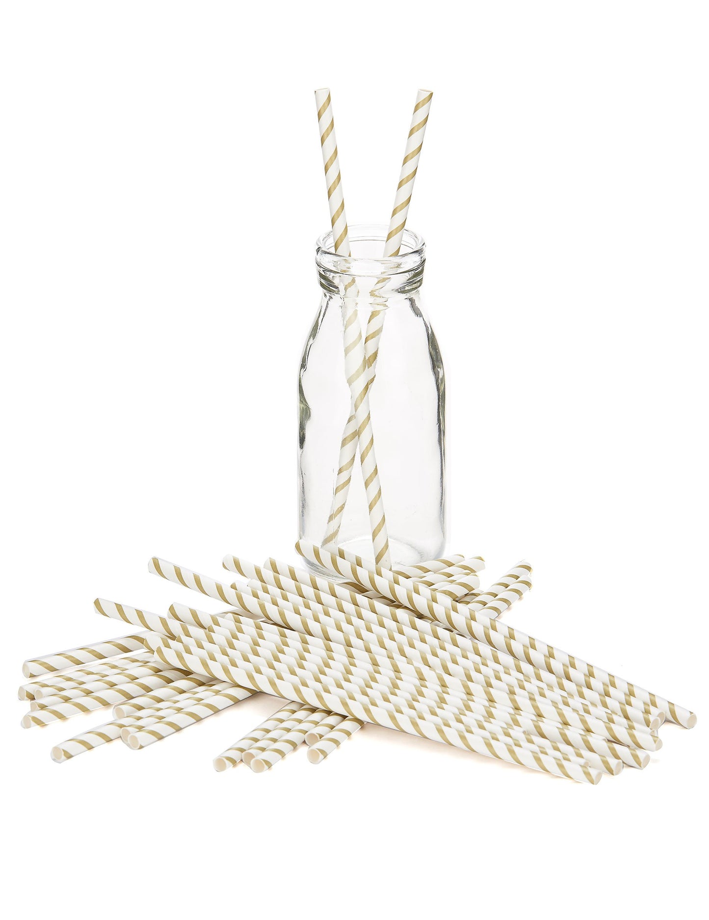 20 paie din carton cu dungi aurii