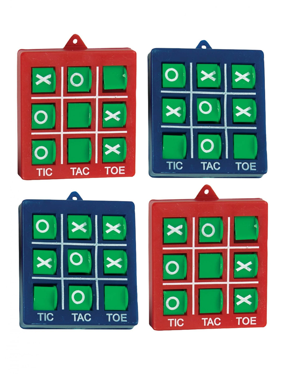 Accesoriu piñata tic tac toe pentru aniversare roșu și albastru