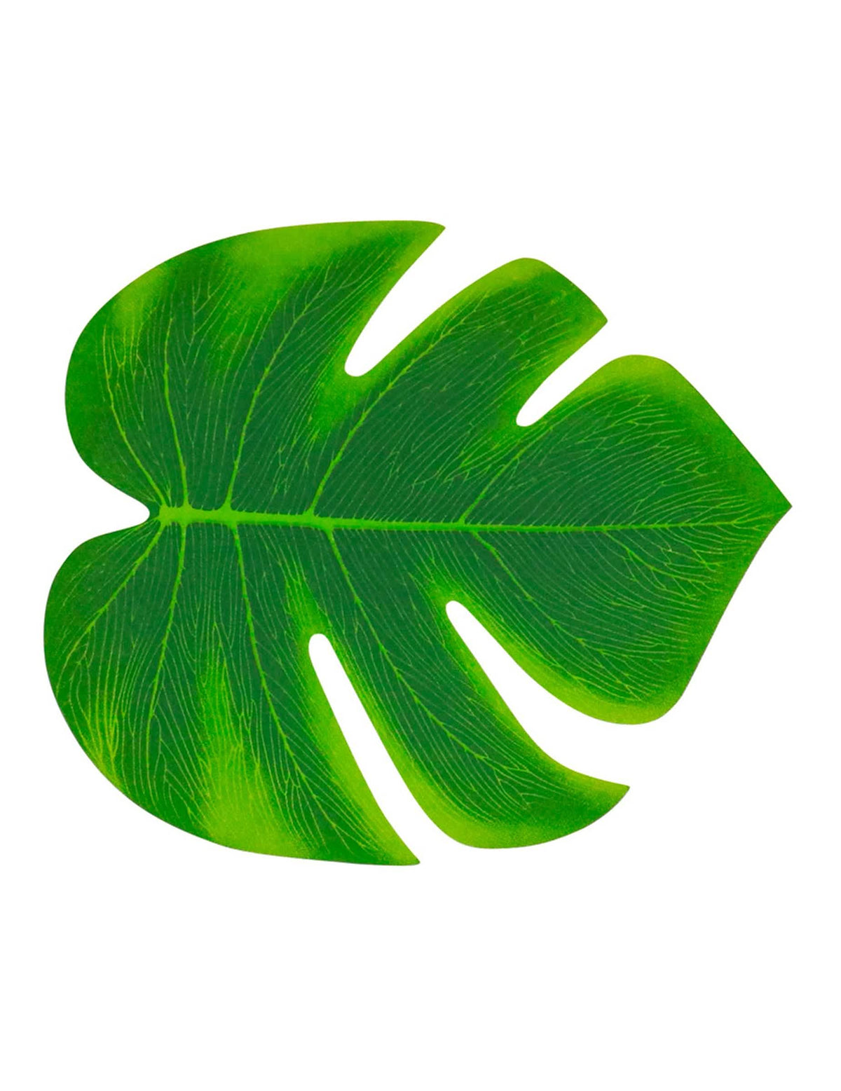 Frunze tropicale verzi pentru decor, set de 4