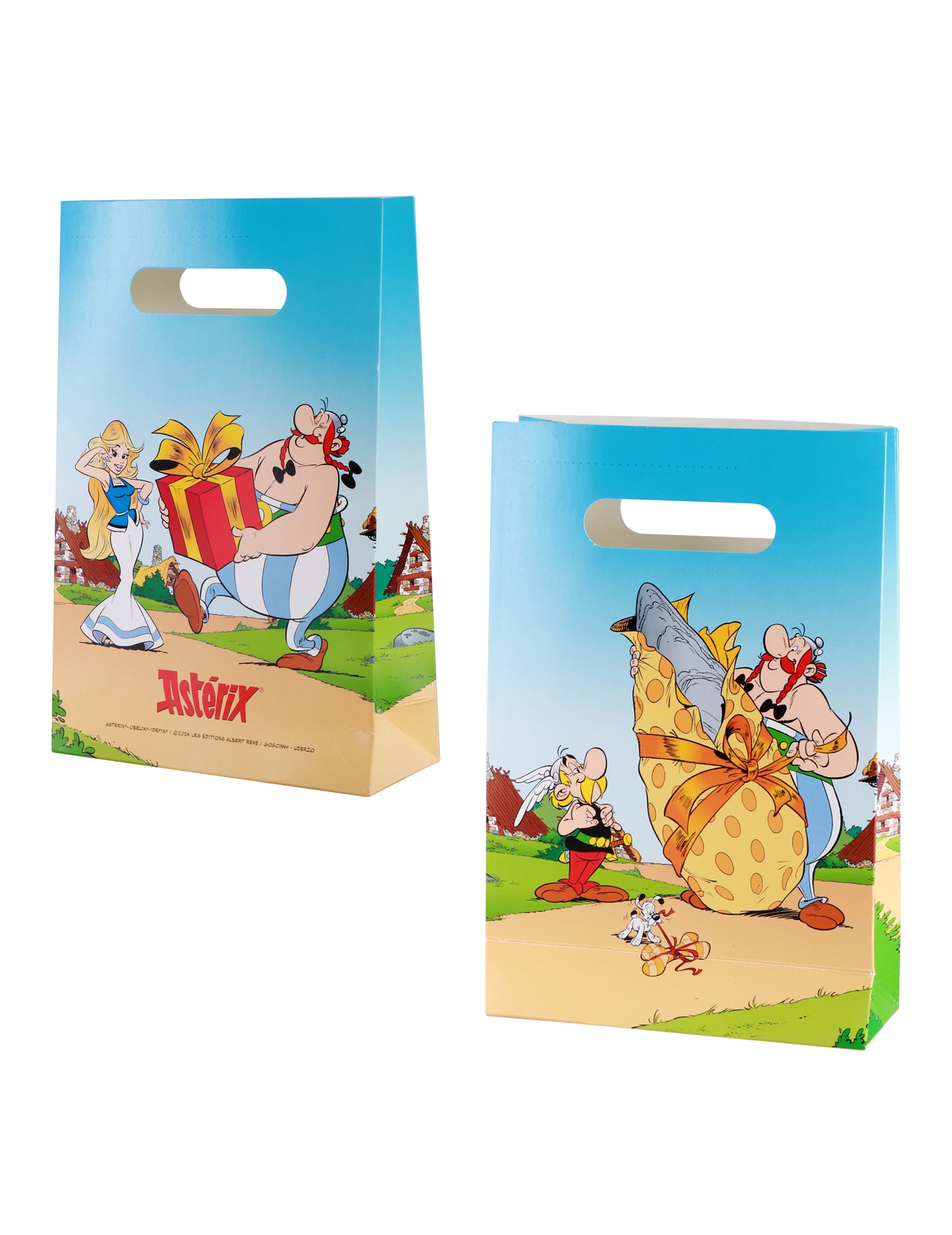 4 pungi cadou asterix