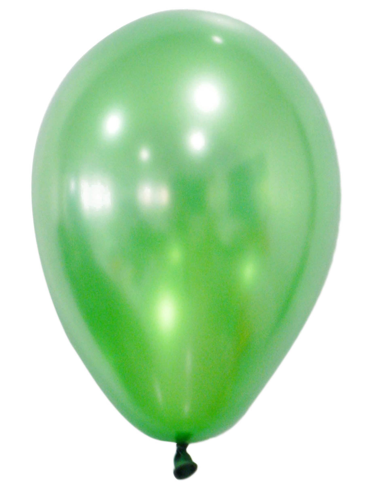 Balon de cauciuc verde metalizat pentru petrecere