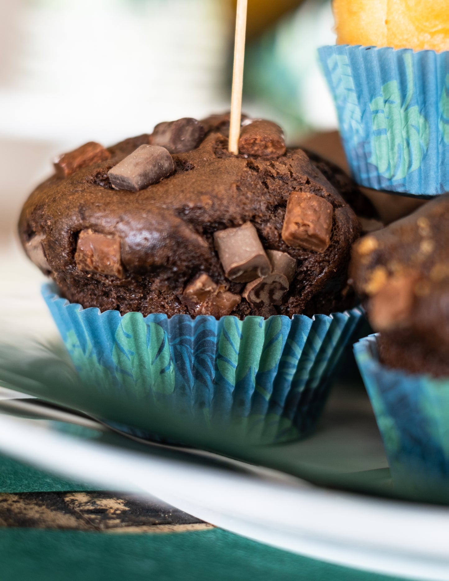 50 Cupcakes Flamant Cupcakes tropical 6,5 cm