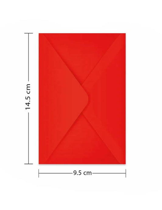 Dimensions de l'enveloppe de la carte d'invitation Happy Birthday pour anniversaire