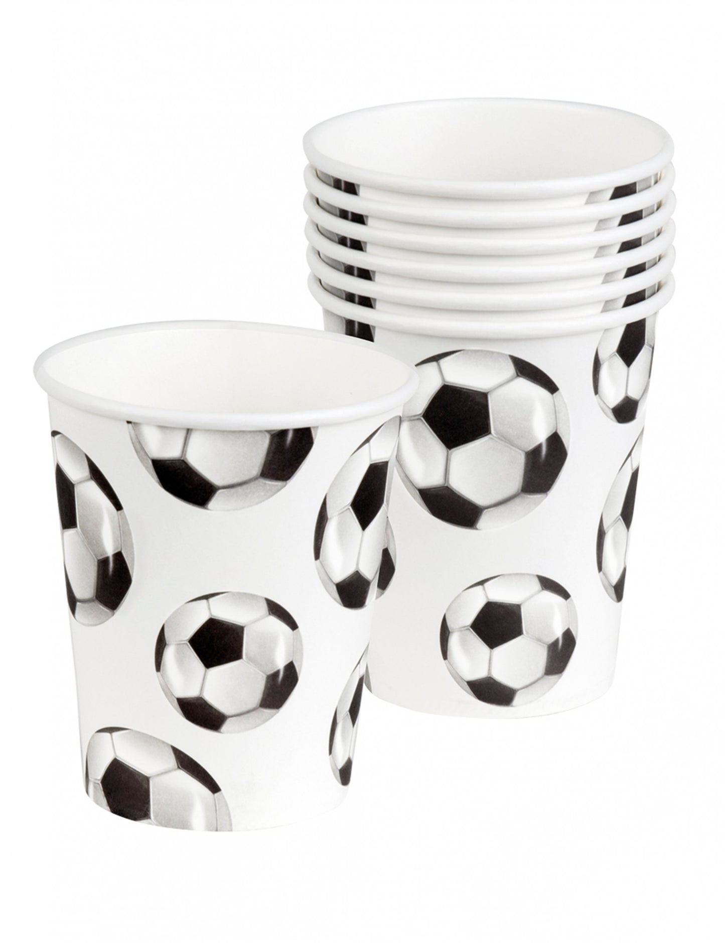 Empilement des gobelets en carton Foot party